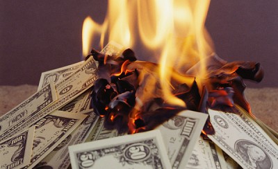 Burning Wasting Money