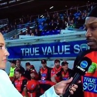 Chris Gayle Talk with Female