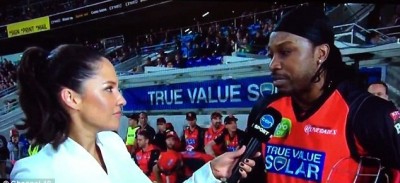 Chris Gayle Talk with Female