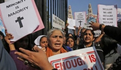 Christians Protest in India