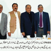 Commissioner Karachi Visit Passco Godam Korangi