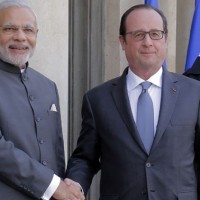 Francois Hollande and Modi