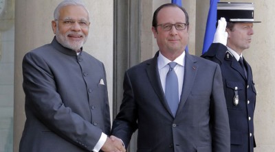 Francois Hollande and Modi