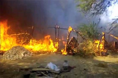 Karachi Huts Fire