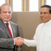 Maithripala Sirisena and Nawaz Sharif