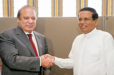 Maithripala Sirisena and Nawaz Sharif