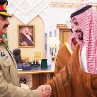 Mohammad bin Salman and Raheel Sharif