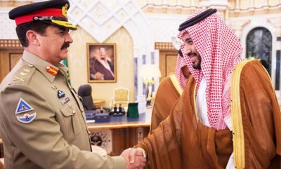 Mohammad bin Salman and Raheel Sharif