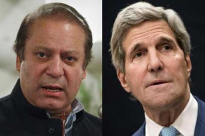 Nawaz Sharif and John Kerry