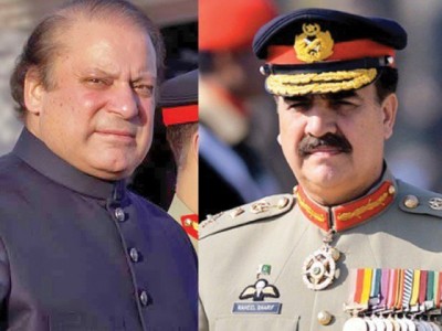 Nawaz Sharif and Raheel Sharif