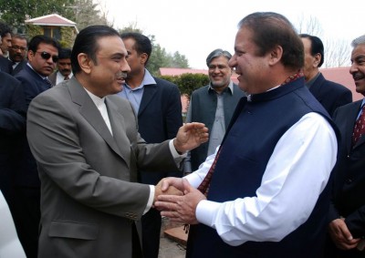 Nawaz Sharif and Zardari