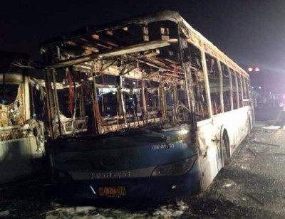 Passenger Bus Fire