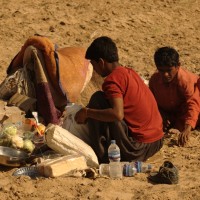 People in-Thar Desert