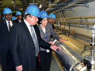 Prime Minister Geneva European Nuclear Research Organization CERN Visit