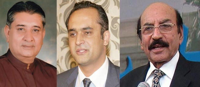 Qaim Ali Shah, Imran Zafar and Rehnuma Abdul Aziz Junejo