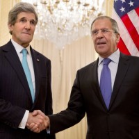 Sergei Lavrov and John kerry