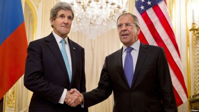 Sergei Lavrov and John kerry