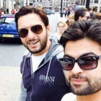 Shahid Afridi and Ahmed Shahzad