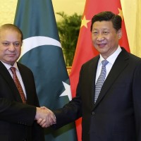 Xi Jinping and Nawaz Sharif