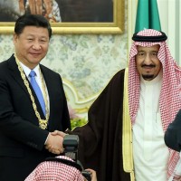 Xi Jinping and Salman bin Abdulaziz