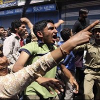 kashmir protest