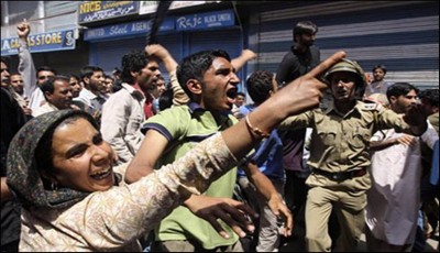 kashmir protest