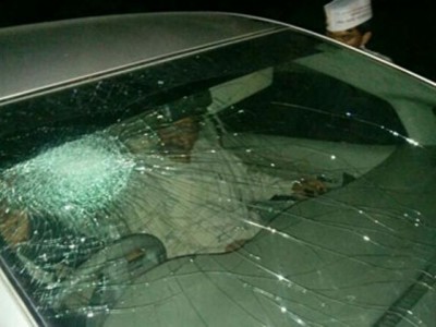 Arvind Kejriwal Car Attacked