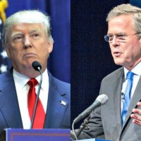 Donald Trump and Jeb Bush