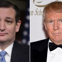 Donald Trump and Ted Cruz