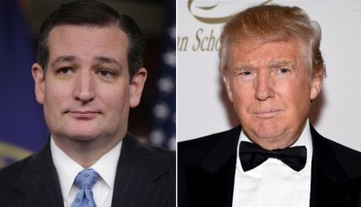 Donald Trump and Ted Cruz