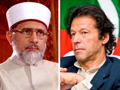 Imran Khan and Tahir ul Qadri