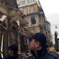 Istanbul Building Collapsed