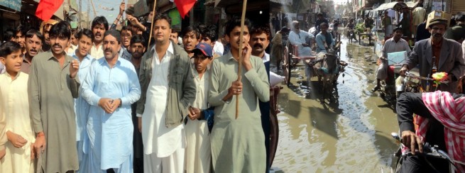 Khairpur Nathan Shah, Protest