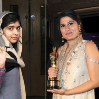 Malala and Sharmeen Obaid Chinoy