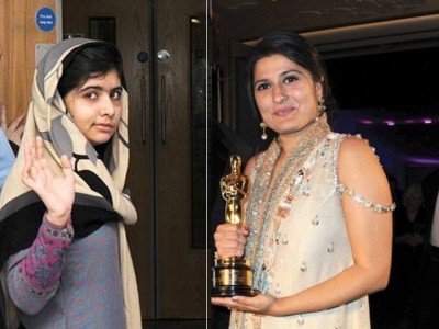 Malala and Sharmeen Obaid Chinoy