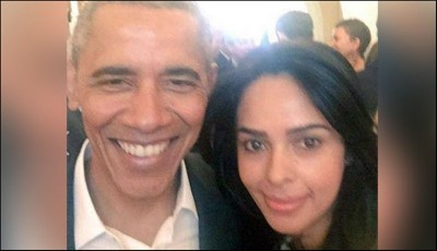 Malika Sharawat with Obama