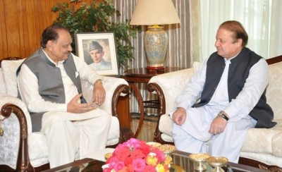 Nawaz Sharif and Mamnoon Hussain