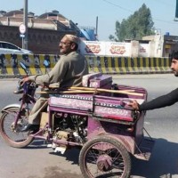 Policeman Disabled Car Pushing