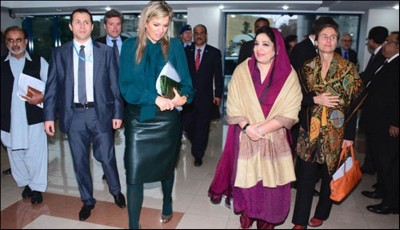 Queen Maxima Meet Anusha Rehman