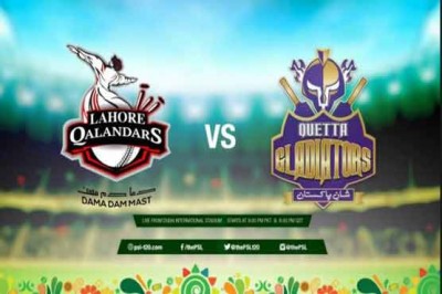 Quetta Gladiators and Lahore Qalandar