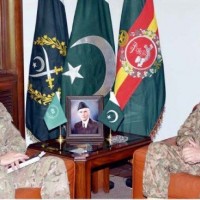 Raheel Sharif and John Campbell