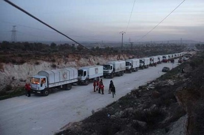 Relief Supplies Truck