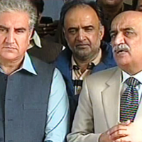 Shah Mehmood Qureshi and Khurshid Shah