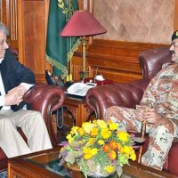 Sindh Governor and DG Rangers Meeting