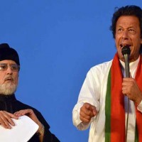 Tahir ul Qadri and Imran Khan