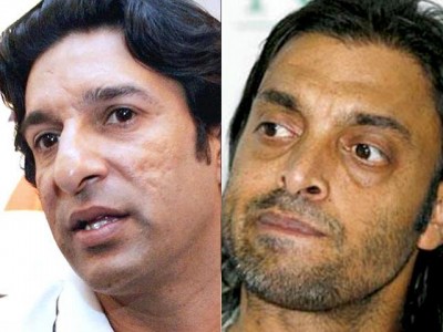 Wasim Akram and Shoaib Akhtar