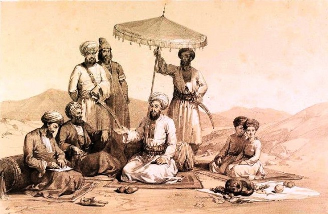 Pir e Roshan with Disciples