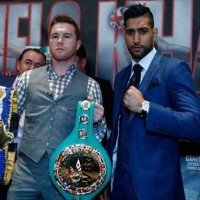 Amir Khan and Canelo Álvarez