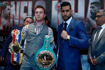 Amir Khan and Canelo Álvarez