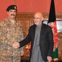 Army Chief and Ashraf Ghani Meeting